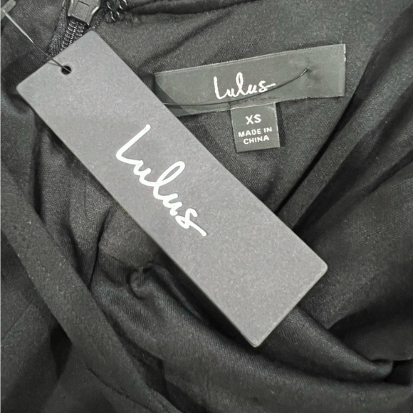 Lulus Alluring Temptation Black Backless Ruched Mermaid Maxi Dress - Size XS - Picture 5 of 5